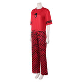 Cosplay Costume Red Descendants: Wicked Wonderland(2026) Film Cosplay Pyjama Rouge Femme