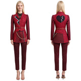 Cosplay Costume Red Descendants: Wicked Wonderland(2026) Film Cosplay Tenue Rouge Adulte & Enfant