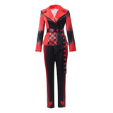 Cosplay Costume Red Descendants: Wicked Wonderland(2026) Film Cosplay Tenue Rouge et Noire Femme Ver.2