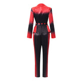 Cosplay Costume Red Descendants: Wicked Wonderland(2026) Film Cosplay Tenue Rouge et Noire Femme Ver.2