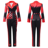 Cosplay Costume Red Descendants: Wicked Wonderland(2026) Film Cosplay Tenue Rouge et Noire Femme Ver.2