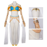 Cosplay Costume Rem Re Zero Saison 4 The Stars that Inscry the Present(2026) Anime Cosplay Tenue Bleue et Blanche Femme