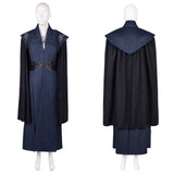 Cosplay Costume Rhaenyra Targaryen House of The Dragon 3(2026) TV Cosplay Tenue Noire et Bleue Femme