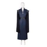 Cosplay Costume Rhaenyra Targaryen House of The Dragon 3(2026) TV Cosplay Tenue Noire et Bleue Femme