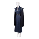 Cosplay Costume Rhaenyra Targaryen House of The Dragon 3(2026) TV Cosplay Tenue Noire et Bleue Femme