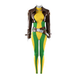 Cosplay Costume Rogue Jeu Cosplay Combinaison Verte et Jaune Femme