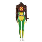 Cosplay Costume Rogue Jeu Cosplay Combinaison Verte et Jaune Femme