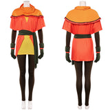 Cosplay Costume Rogue X-Men '97 Saison 2(2026) TV Cosplay Tenue Orange et Jaune Femme