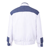 Cosplay Costume Roman Carax Cyberpunk: Edgerunners 2(2026) TV Cosplay Veste Blanche Homme