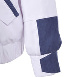 Cosplay Costume Roman Carax Cyberpunk: Edgerunners 2(2026) TV Cosplay Veste Blanche Homme