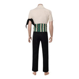 Cosplay Costume Roronoa Zoro One Piece Live Action 2(2026) TV Cosplay Tenue Noire et Beige Homme
