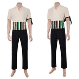 Cosplay Costume Roronoa Zoro One Piece Live Action 2(2026) TV Cosplay Tenue Noire et Beige Homme