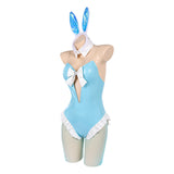 Cosplay Costume Rosalina The Super Mario Galaxy Movie(2026) Film Cosplay Bunny Girl Tenue Bleue Femme
