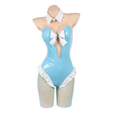 Cosplay Costume Rosalina The Super Mario Galaxy Movie(2026) Film Cosplay Bunny Girl Tenue Bleue Femme