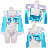 Cosplay Costume Rosalina The Super Mario Galaxy Movie(2026) Film Cosplay Lingerie Sexy Bleu Femme