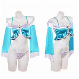 Cosplay Costume Rosalina The Super Mario Galaxy Movie(2026) Film Cosplay Lingerie Sexy Bleu Femme