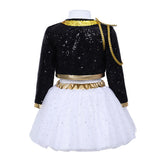 Cosplay Costume Rumi KDH Film Cosplay Tenue Noire Enfant