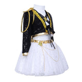 Cosplay Costume Rumi KDH Film Cosplay Tenue Noire Enfant