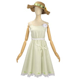 Cosplay Costume Ruri Hazakura Shunkashuutou Daikousha: Haru no Mai(2026) Anime Cosplay Robe Beige Femme