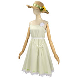 Cosplay Costume Ruri Hazakura Shunkashuutou Daikousha: Haru no Mai(2026) Cosplay Robe Beige Femme