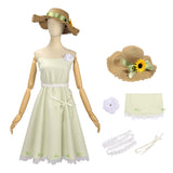 Cosplay Costume Ruri Hazakura Shunkashuutou Daikousha: Haru no Mai(2026) Cosplay Robe Beige Femme