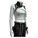 Cosplay Costume Sage Valorant Jeu Cosplay Tenue Blanche et Noire Femme