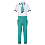 Cosplay Costume Saiki Kusuo The Disastrous Life of Saiki K Anime Cosplay Uniforme Blanche et Verte Homme