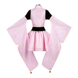 Cosplay Costume Sakura Kinomoto Cardcaptor Sakura Anime Cosplay Tenue Rose et Noire Femme