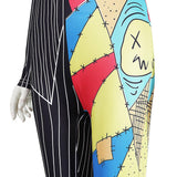 Cosplay Costume Sally The Nightmare Before Christmas(1993) Film Cosplay Combinaison Noire Femme