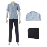 Cosplay Costume Sanji One Piece Live Action 2(2026) TV Cosplay Tenue Noire et Bleue Homme
