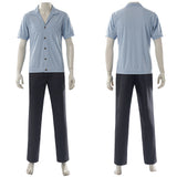Cosplay Costume Sanji One Piece Live Action 2(2026) TV Cosplay Tenue Noire et Bleue Homme
