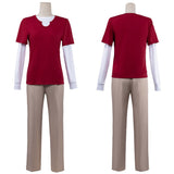 Cosplay Costume Sanji One Piece Live Action 2(2026) TV Cosplay Tenue Rouge Homme