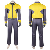 Cosplay Costume Scott Summers X-Men '97 Saison 2(2026) TV Cosplay Tenue Jaune et Grise Homme