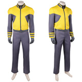 Cosplay Costume Scott Summers X-Men '97 Saison 2(2026) TV Cosplay Tenue Jaune et Grise Homme