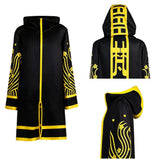 Cosplay Costume Senju Kawaragi Tokyo Revengers Saison 4(2026) Anime Cosplay Tenue Noire et Jaune Homme