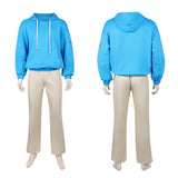 Cosplay Costume Shin Asakura Sakamoto Days(2026) Film Cosplay Tenue Bleue et Beige Homme