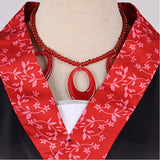 Cosplay Costume Shu Keigetsu Though I Am an Inept Villainess(2026) Anime Cosplay Kimono Rouge Femme