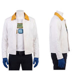 Cosplay Costume Smarty Pants Film Cosplay Tenue Blanche Homme