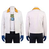 Cosplay Costume Smarty Pants Film Cosplay Tenue Blanche Homme