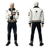 Cosplay Costume Smoker One Piece Live Action 2(2026) TV Cosplay Veste Blanche Homme