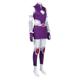 Cosplay Costume Starfire Teen Titans TV Cosplay Robe Violette Femme