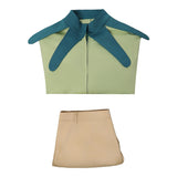 Cosplay Costume Steven Steel JoJo‘s Bizarre Adventure 7(2026) Anime Cosplay Tenue Verte et Marron Homme