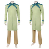 Cosplay Costume Steven Steel JoJo‘s Bizarre Adventure 7(2026) Anime Cosplay Tenue Verte et Marron Homme