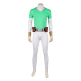 Cosplay Costume Stone Man Invincible 4(2026) TV Cosplay Tenue Verte et Blanche Homme