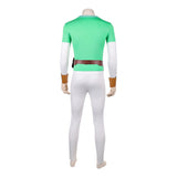 Cosplay Costume Stone Man Invincible 4(2026) TV Cosplay Tenue Verte et Blanche Homme