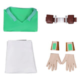 Cosplay Costume Stone Man Invincible 4(2026) TV Cosplay Tenue Verte et Blanche Homme