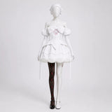 Cosplay Costume Sua Alien Stage(2026) TV Cosplay Robe Blanche et Noire Femme