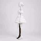 Cosplay Costume Sua Alien Stage(2026) TV Cosplay Robe Blanche et Noire Femme