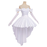 Cosplay Costume Sua Alien Stage(2026) TV Cosplay Robe de Mariée Blanche Femme