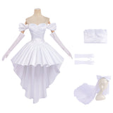 Cosplay Costume Sua Alien Stage(2026) TV Cosplay Robe de Mariée Blanche Femme
